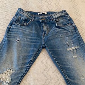 Zara boyfriend Jeans worn once!